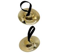 rongweiwang Portable Finger Cymbals Handheld Encouraging Children In Rhythm Development And Music Making Easier To Play And Carry. Finger Cymbals Kids Mini Copper Handheld, 5.2cm