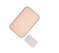 rongweiwang Portable Ironing Board Featuring Non Slip Smooth Ironing Mat Efficient Without Marks Made Cotton And Polyester Materials Table Top Board Steamer Pads Mat, 45x70cm