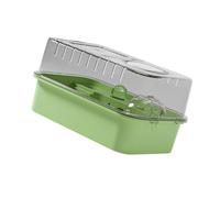 rongweiwang Portable Large Hamster Cage Habitat Acrylic Cage Spacious For Small Animals Easy Access Openable Top Ventilation Large Hamster Habitat Acrylic Portable, green, 46x30x25cm