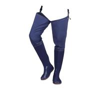 rongweiwang Premium Bootfoot Waders Lightweight Construction with Reliable Waterproofing Gardening Tasks and Farming.Designed for Both Men and Women Fishing Hip, Blue, 45
