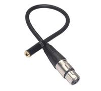 rongweiwang Premium XLR Headphone Cable Adapter Offering True Balanced Shielded Cable And Noise Free Solutions Zinc Alloy Casing XLR Female To Male Mic Cords Stereo Audio