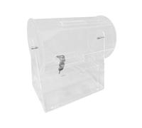 rongweiwang Raffle Ticket Cage Clear Drum Professional Equipment Best for Raffle Drawing Events Club Parties and Various Activities Acrylic Drum Equipment for Tickets Balls
