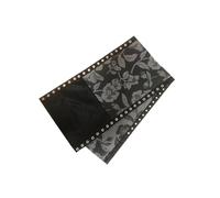 rongweiwang Replacement For Sling Chairs Designed For Easy Installation And Long-Lasting Outdoor Comfort Even On Most Sweltering Of Summer Days. Maxium Bearing, black flower print, 160x43cm
