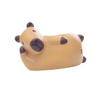 rongweiwang Resin Flower Planter Creative Small Capybara Flower Pot Gift For Home And Office Storage Container Gift Home Kitchen Is Sturdy Animal Flowerpot With Drainage Hole Shelf , Side Lying