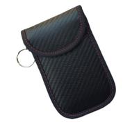 rongweiwang RFID Safe Key Fob Holder Anti-Hacking Pouch Innovative Key Against Signal Interception Effectively RFID Blocking Bag Anti-Hacking Case Case Anti-Theft Pouch Keyfob