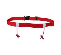 rongweiwang Running Triathlon Cycling Number Belt Enhanced Comfort Reflective Tape Running Bib Holder Fit for Waist Sizes 72cm to 92cm Bib Holder Race Belt Triathlon Waist, Red, 25x920mm