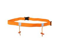 rongweiwang Running Triathlon Cycling Number Belt Enhanced Comfort Reflective Tape Running Bib Holder Fit for Waist Sizes 72cm to 92cm Bib Holder Race Belt Triathlon Waist, Orange, 25x920mm