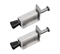 rongweiwang Rust-Proof Door Stop Plunger Garage Gate Stainless Steel Holder for Ultimate Including Homes Door Stop Plunger Locks Holder Garage Gate