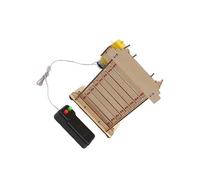 rongweiwang Science Experiment Toy STEM Science Kits Electric Rolling Gate Experiment Small Steam Physics DIY Assembly Learning Practical Abilities DIY Electric Rolling Gate