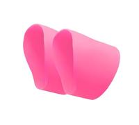 rongweiwang Soccer Cleat Lace Covers Ensuring Snug Fit With Silicone Soccer Shoe Lace Bands Designed For Active Football Players Silicone Shoe Bands Sports Accessory , Pink , 6.2 x4 cm