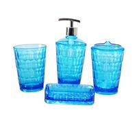 rongweiwang Sophisticated Soap Dispenser Bathroom Accessories Set Vanity with Unique Elegant Ambiance Enhances Daily Routine Serenity Portable Toothbrush Holder Apartment Essentials