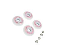 rongweiwang Statement With Flashing Wheels Roller Skate Replacement Set 72mm 76mm 80mm 4 Pieces LED Lights Inline Roller Skating Wheels More Fun PU Flashing Luminous Inline Skate , Red , 76mm