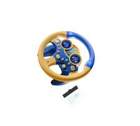 rongweiwang Steering Wheel Toys Fun Play Experience Meets Realistic Driving Simulation For Engaging Toddler Learning Musical Driving Wheel Pretend Play Steering, Blue