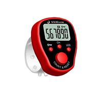 rongweiwang Stitch Marker Row Counter LCD Electronic Digital row counter Tally Counter Sewing Knitting Weave Tool,red