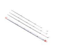 rongweiwang Sturdy Feeder Fishing Rod With Guide Ring Exceptional Long Casting Accessory Tooled For Fishing Adventures Carp Rod Raft Bridge Pole, Type 4133 carbon
