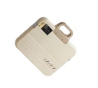 rongweiwang Sturdy Portable A4 File Organizer with Handle Easy Carry Lightweight Important Files Photos and Business Trips A4 Document Box with Snaps for Letter Scrapbook