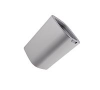 rongweiwang The Bin For Your Classroom Or Office Recycling Needs Sealed Base Design ABS Minimalist Trash Canoutdoor Dustbins, grey, 12L