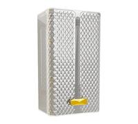 rongweiwang Tissue Dispenser Box Tissue Storage Box for Kitchen and Bathroom Decorative Face Towel Holder Case Public Toilets (for Placing Tissues Or Personal Items, Clear, 21.5x12.5x10.2cm