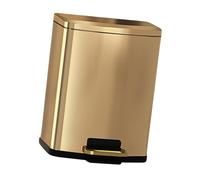 rongweiwang Trash Can For Office Toilet Home Office Study Room Entryway 9L Waste Bin With Step On Foot Pedal Mechanism Step On Foot Pedal Garbage Bin Bathroom Trash Can