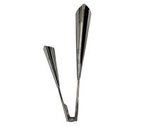 rongweiwang Two Tone Cowbell Lightweight Educational Musical Instrument Interactive Learning Sessions With Kids Emotional Interaction Two Tone Percussion Instrument Cowbell, Silver, 30.8x12x8.5CM