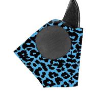rongweiwang Unique Leopard Print Horse Mask For Sun And Insect Defense Intended To Provide Effective Mosquito And Sun Polyester, type+4