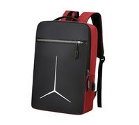 rongweiwang USB Port Notebook Backpack with Large Storage Water Resistant Features Comfortable Breathable Straps Business Women Waterproof Computer Electronics Accessories Case, Red, 45x31x14cm