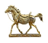 rongweiwang Vintage Sculpture Living Room Landscape With Resin Horse Ornament Animal Statue Collectible Miniature Horse Figurine Hotel Bedroom Decor Decoration Collection Gifts, Style A