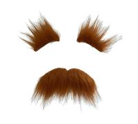 rongweiwang Vivid Fake Eyebrows Beard Humorous Costume Essential Any Festival Where Dressing Up Is Celebrated Effectively Attracting People Attention. Eyebrows 6cmx2.5cm/2.36inch X