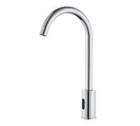 rongweiwang Washbasin Sink Faucet Touchless Features Automatic Sensor for Bathrooms Kitchens and Commercial Spaces Alloy Kitchen Faucet Household Restaurant Bar Bathroom Sink with