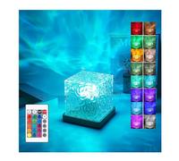 rongweiwang Water Light Dynamic Glow Projector Creates Ambient Waves of