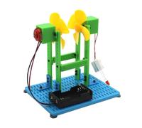 rongweiwang Wind Power Model Toy Engaging Scientific Training Tool For Middle School Students Exploring Wind Energy Applications Power Generation Experiment Package Creative