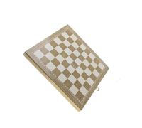 rongweiwang Wood International Chess Set Classic Chess Game Experience Board Game For Kids Adults Enjoy Together Anytime Board For Kids And Adults Checkers Backgammon, Light Wood, 24x24cm