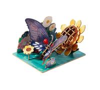 rongweiwang Wooden 3D Puzzles Set For Kids Gifts Motor Skills Educational Puzzles Offers Stability Animal Puzzle Unique Characteristics Boys Girls Age 4-7 Year Old Animal Puzzle