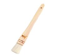 rongweiwang Wooden Handle Brush Straight Edge Sauce Grilling Brush Pastry BBQ Bread Pastry Oil Cream Basting Brush - S