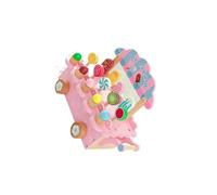 rongweiwang Wooden Ice Cream Playset Encouraging Role Play Interactive Kitchen Accessories Girls Boys Children Can Learn Basic Concepts Such As Color Ice Cream Counter Set Birthday Gift For Children