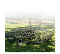 Rongyewxae Fruit Harvesting Net, with Center Opening, Export Hoop Fruit Harvesting Net Heavy Duty Reusable for Olive, Walnut, Mulberry, Chestnut,Round-16×16FT(5×5m)