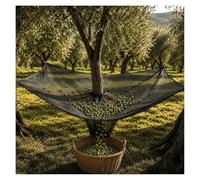 Rongyewxae Under Tree Fruit Catcher Net, with Center Opening, Fruit Export Hoop Apple Tree Netting Heavy Duty Reusable for Trees Walnut Olive Chestnut Plum,Square-13×12.5ft(4×3.8m)