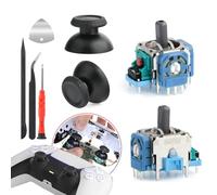 RongZy 2PCS Analog Joystick Compatible with Play Station 5 PS5 Analog Thumbstick 3D Joystick Replacement Electromagnetic Joystick Module