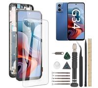 RongZy Display for Motorola Moto G34 5G XT2363-2 LCD Touch Screen Internal Digitizer for Moto G34 5G Screen Replacement Assembly with Tools Kit(Black with Frame)