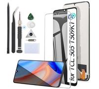RongZy Display for TCL 505 LCD Screen Replacement Touch Display Digitizer Assembly for TCL 505 T509K1 with Kit(Black)
