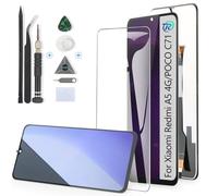 RongZy LCD Display for Xiaomi Redmi A5 4G/Poco C71 Touchscreen and LCD Screen Replacement with Repair Tools Kit (Black) Xiaomi Redmi A5 4G/Poco C71/25028PC03G