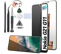 RongZy LCD for Nokia G21 G11 Screen Replacement Touch Screen Digitizer Assembly for Nokia G21 G11 Replacement with Kit(Black)