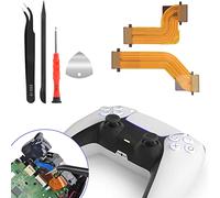 RongZy R2 L2 L1 R1 Replacement Cable for Sony Playstation 5 PS5 BDM-010 Flex Cable for Adaptive Trigger for PS5 with Professional Repair Tool Set (Left and Right)
