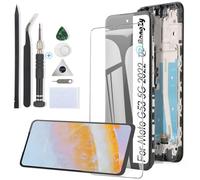 RongZy Screen Replacement for Motorola Moto G53 5G 2022 LCD Touch Screen Internal Digitizer for Moto G53 XT2335-2 5G 2022 Display Replacement Assembly with Tools Kit（With Frame