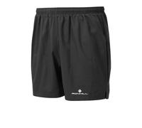 Ronhill, Men's Core 5" Short, Running, Black/Bright White, M