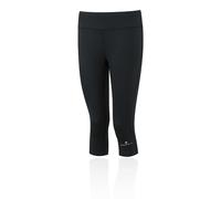 RonHill Core Run Women's Capri Tights | UK 2XS in All Black