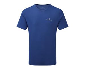Ronhill Core Short Sleeve Tee Mens | Dark Cobalt/Bright White - Blue / S