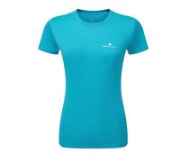 Ronhill Core Short Sleeve Tee Womens | Azure/bright White - Blue / Small