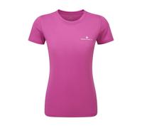 Ronhill Core Short Sleeve Tee Womens | Razzmataz/Bright White - Pink / XL
