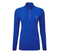 Ronhill Core Thermal 1/2 Zip Running Shirt Women - Blue, Size XL